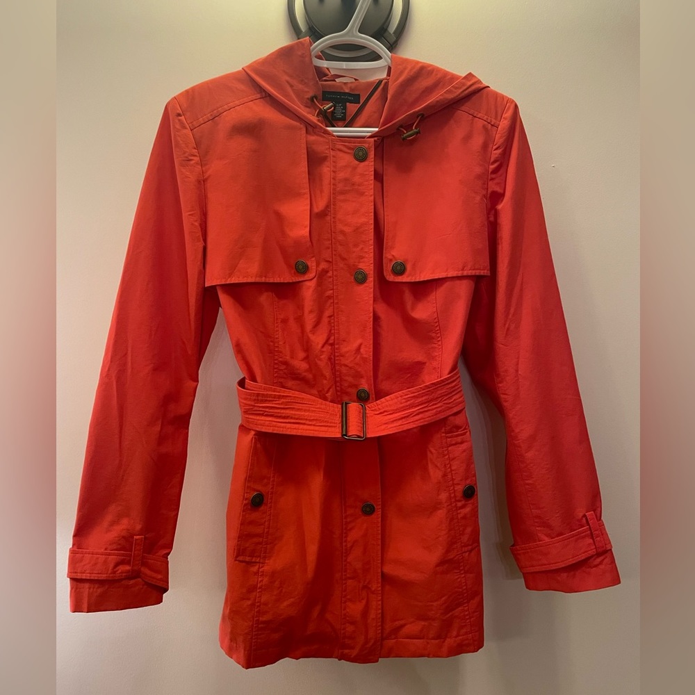Tommy Hilfiger Orange Womens Coat